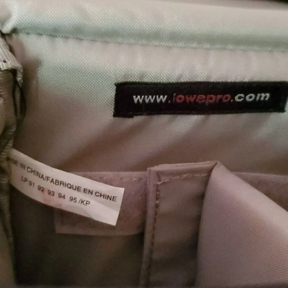 Lowepro Camera Bag Tote Shoulder Satchel Padded Black Gray
